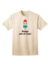 Independence Day Celebration Popsicle-themed Adult T-Shirt-Mens T-shirts-TooLoud-Natural-Small-Davson Sales