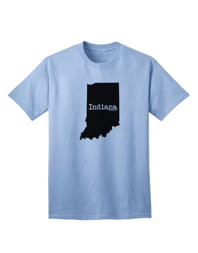 Indiana - Premium United States Shape Adult T-Shirt Collection-Mens T-shirts-TooLoud-Light-Blue-Small-Davson Sales