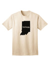 Indiana - Premium United States Shape Adult T-Shirt Collection-Mens T-shirts-TooLoud-Natural-Small-Davson Sales