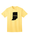 Indiana - Premium United States Shape Adult T-Shirt Collection-Mens T-shirts-TooLoud-Yellow-Small-Davson Sales