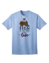 Indulge in the Essence of Love with our Brew a Little Cup Adult T-Shirt-Mens T-shirts-TooLoud-Light-Blue-Small-Davson Sales