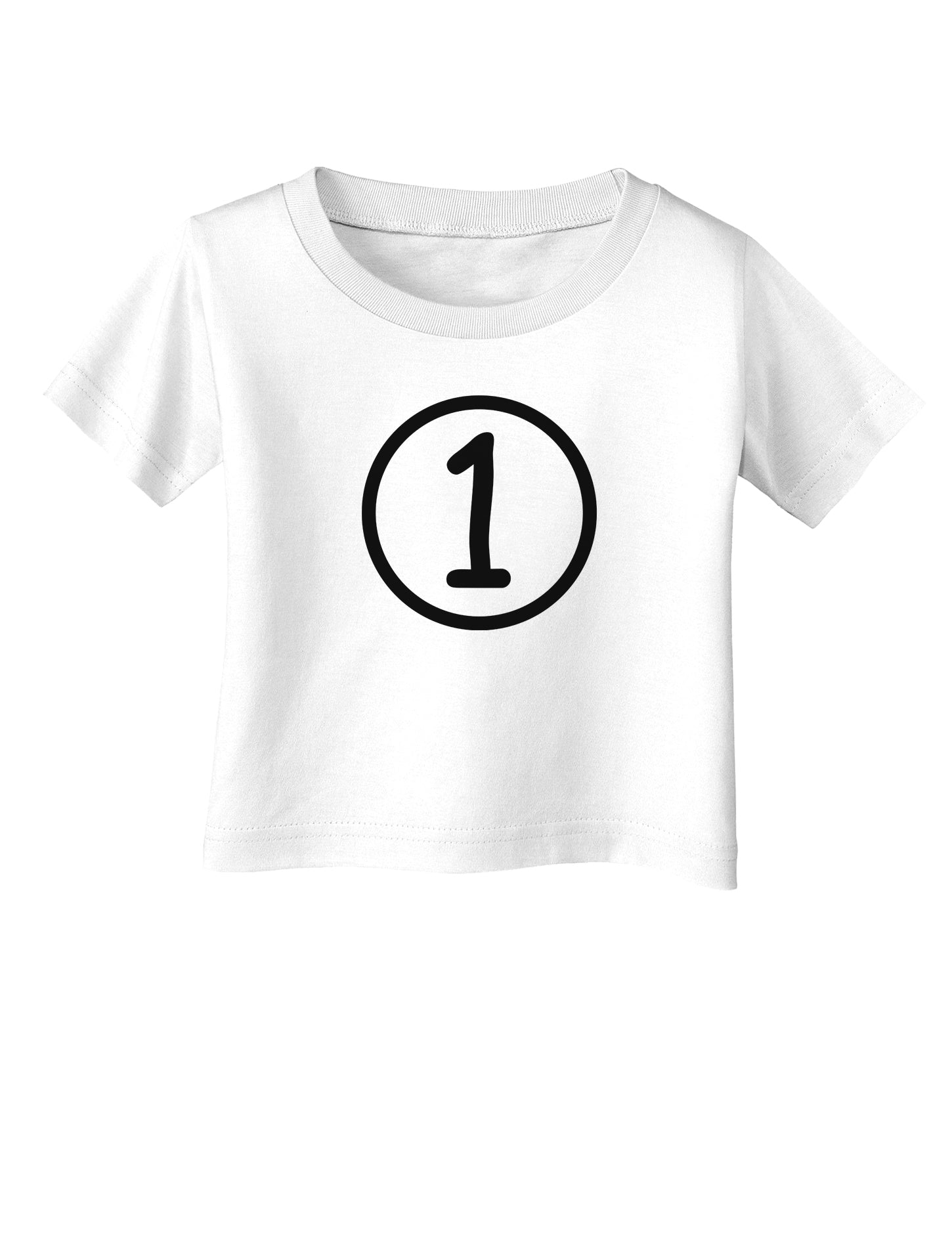 Infant's First Birthday 1 Infant T-Shirt-Infant T-Shirt-TooLoud-White-06-Months-Davson Sales