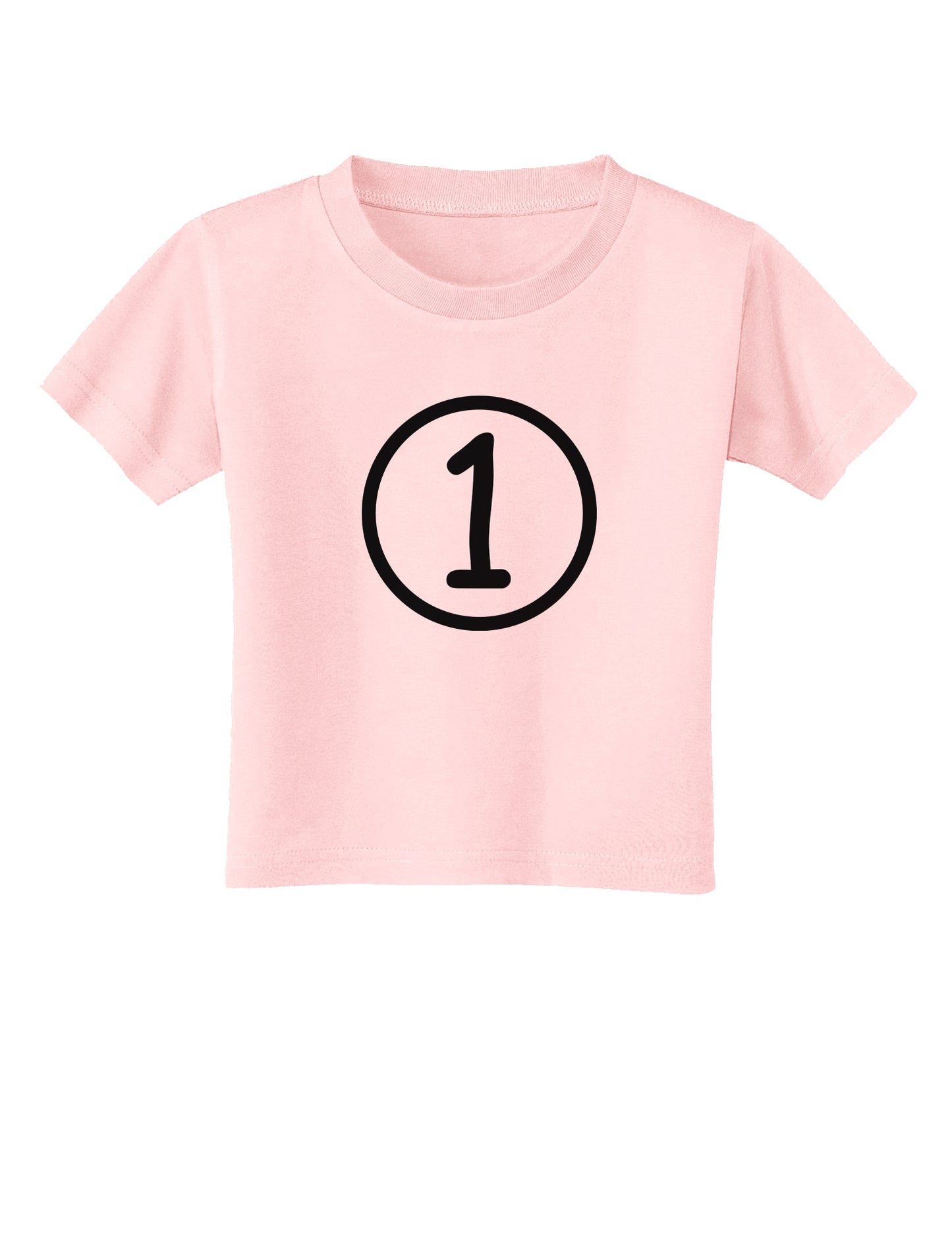 Infant's First Birthday 1 Toddler T-Shirt-Toddler T-Shirt-TooLoud-Light-Pink-2T-Davson Sales