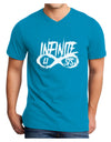 Infinite Lists Adult Dark V-Neck T-Shirt by TooLoud-TooLoud-Turquoise-Small-Davson Sales