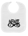 Infinite Lists Baby Bib by TooLoud