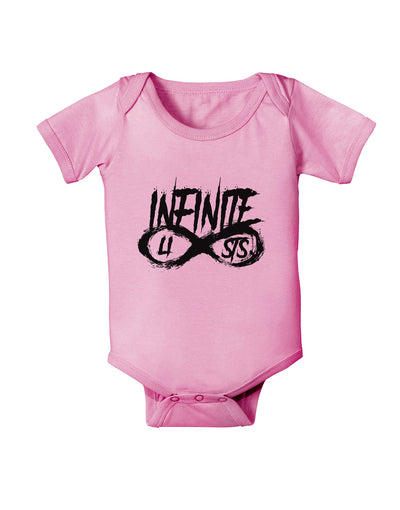 Infinite Lists Baby Romper Bodysuit by TooLoud-TooLoud-Pink-06-Months-Davson Sales