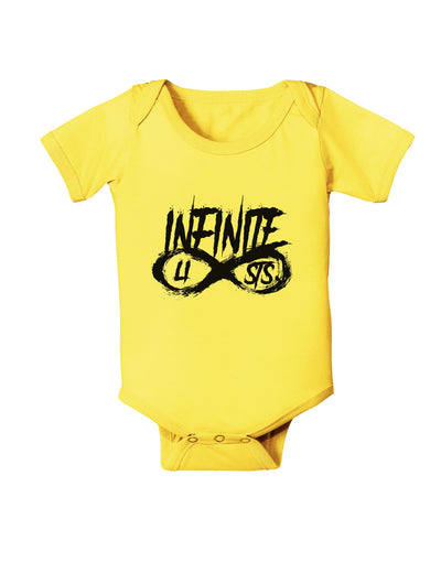 Infinite Lists Baby Romper Bodysuit by TooLoud-TooLoud-Yellow-06-Months-Davson Sales