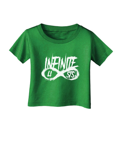Infinite Lists Infant T-Shirt Dark by TooLoud-TooLoud-Clover-Green-06-Months-Davson Sales