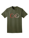 Infinite Love Adult Dark T-Shirt-Mens T-Shirt-TooLoud-Military-Green-Small-Davson Sales