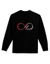 Infinite Love Adult Long Sleeve Dark T-Shirt-TooLoud-Black-Small-Davson Sales