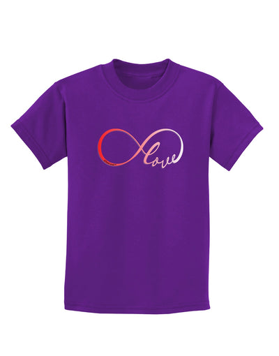 Infinite Love Childrens Dark T-Shirt-Childrens T-Shirt-TooLoud-Purple-X-Small-Davson Sales