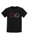 Infinite Love Childrens Dark T-Shirt-Childrens T-Shirt-TooLoud-Black-X-Small-Davson Sales