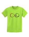 Infinite Love Childrens T-Shirt-Childrens T-Shirt-TooLoud-Lime-Green-X-Small-Davson Sales