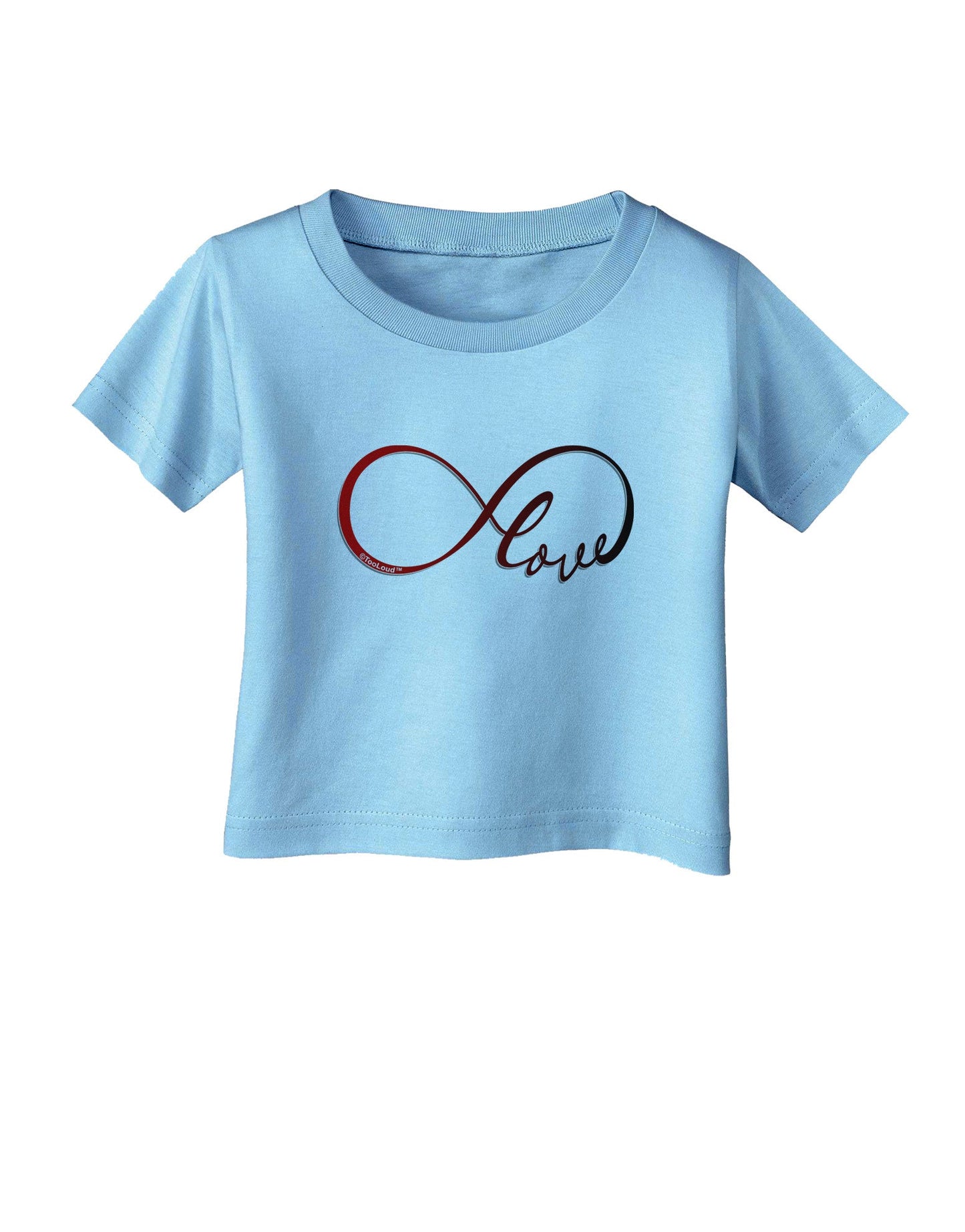 Infinite Love Infant T-Shirt-Infant T-Shirt-TooLoud-Aquatic-Blue-06-Months-Davson Sales