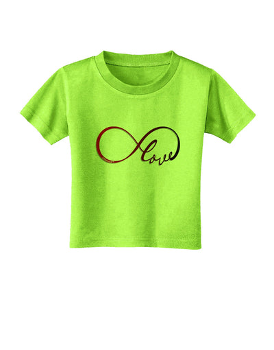 Infinite Love Toddler T-Shirt-Toddler T-Shirt-TooLoud-Lime-Green-2T-Davson Sales