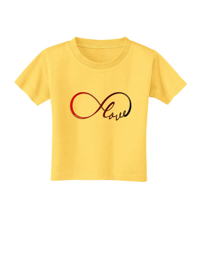 Infinite Love Toddler T-Shirt-Toddler T-Shirt-TooLoud-Yellow-2T-Davson Sales