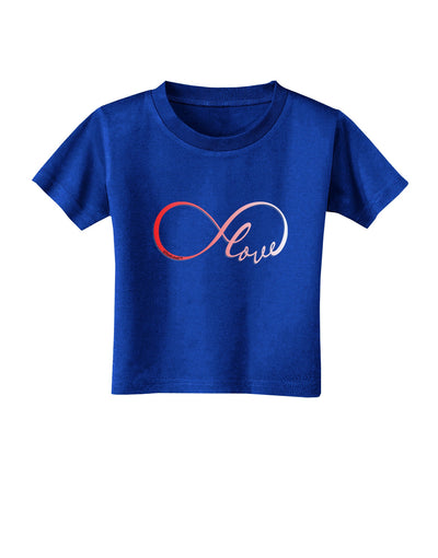 Infinite Love Toddler T-Shirt Dark-Toddler T-Shirt-TooLoud-Royal-Blue-2T-Davson Sales