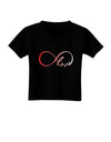 Infinite Love Toddler T-Shirt Dark-Toddler T-Shirt-TooLoud-Black-2T-Davson Sales