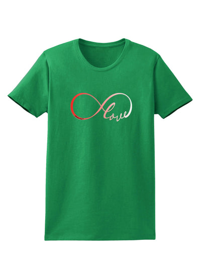 Infinite Love Womens Dark T-Shirt-TooLoud-Kelly-Green-X-Small-Davson Sales