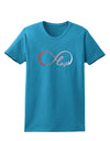 Infinite Love Womens Dark T-Shirt-TooLoud-Turquoise-X-Small-Davson Sales