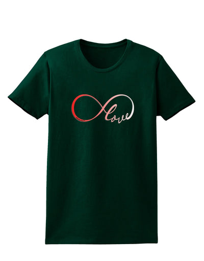 Infinite Love Womens Dark T-Shirt-TooLoud-Forest-Green-Small-Davson Sales