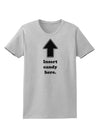 Insert Candy Here - Funny Womens T-Shirt-Womens T-Shirt-TooLoud-AshGray-X-Small-Davson Sales