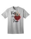 Faith Fuels us in Times of Fear  Adult T-Shirt AshGray 4XL Tooloud