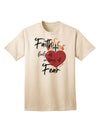 Faith Fuels us in Times of Fear  Adult T-Shirt Natural 4XL Tooloud