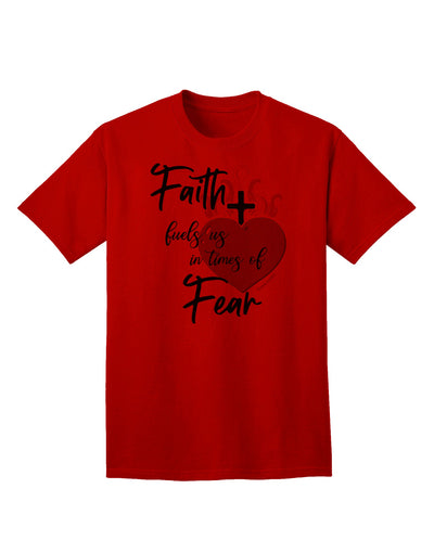 Inspirational Adult T-Shirt: Harnessing the Power of Faith in Challenging Times-Mens T-shirts-TooLoud-Red-Small-Davson Sales