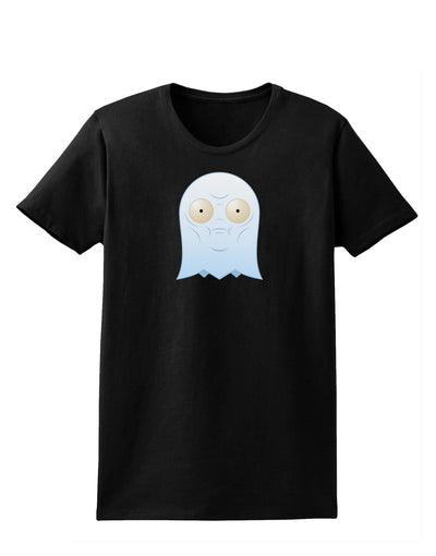 Intense Ghost Womens Dark T-Shirt-TooLoud-Black-X-Small-Davson Sales