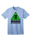 Introducing the Exquisite Adult T-Shirt Collection: Warning May Contain Alcohol by TooLoud-Mens T-shirts-TooLoud-Light-Blue-Small-Davson Sales