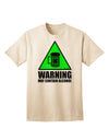 Introducing the Exquisite Adult T-Shirt Collection: Warning May Contain Alcohol by TooLoud-Mens T-shirts-TooLoud-Natural-Small-Davson Sales