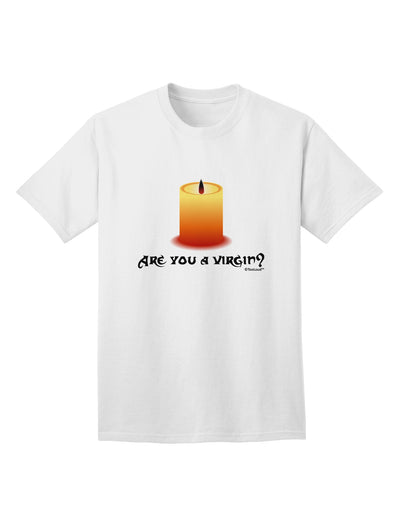 Introducing the Exquisite Black Flame Candle Adult T-Shirt by TooLoud-Mens T-shirts-TooLoud-White-Small-Davson Sales