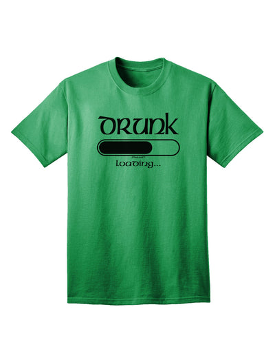 Introducing the Exquisite Drunk Loading Bar Adult T-Shirt by TooLoud-Mens T-shirts-TooLoud-Kelly-Green-Small-Davson Sales