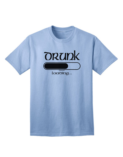 Introducing the Exquisite Drunk Loading Bar Adult T-Shirt by TooLoud-Mens T-shirts-TooLoud-Light-Blue-Small-Davson Sales