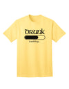 Introducing the Exquisite Drunk Loading Bar Adult T-Shirt by TooLoud-Mens T-shirts-TooLoud-Yellow-Small-Davson Sales