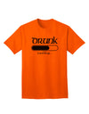 Introducing the Exquisite Drunk Loading Bar Adult T-Shirt by TooLoud-Mens T-shirts-TooLoud-Orange-Small-Davson Sales