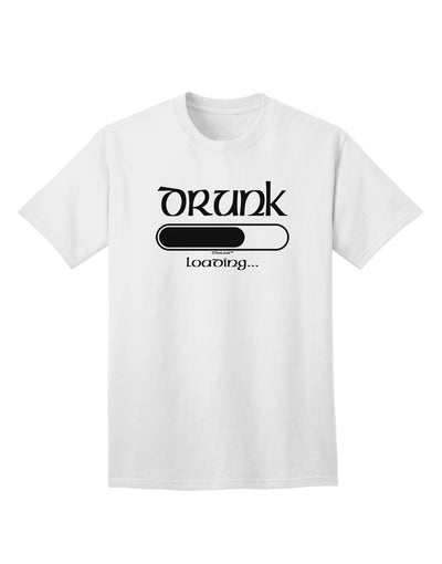 Introducing the Exquisite Drunk Loading Bar Adult T-Shirt by TooLoud-Mens T-shirts-TooLoud-White-Small-Davson Sales