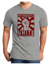 Introverts Unite Funny Adult V-Neck T-shirt by TooLoud-Mens V-Neck T-Shirt-TooLoud-HeatherGray-Small-Davson Sales