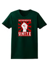 Introverts Unite Funny Womens Dark T-Shirt by TooLoud-TooLoud-Forest-Green-Small-Davson Sales