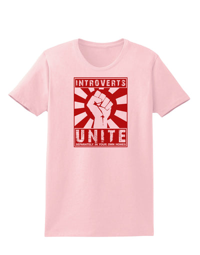 Introverts Unite Funny Womens T-Shirt by TooLoud-TooLoud-PalePink-X-Small-Davson Sales