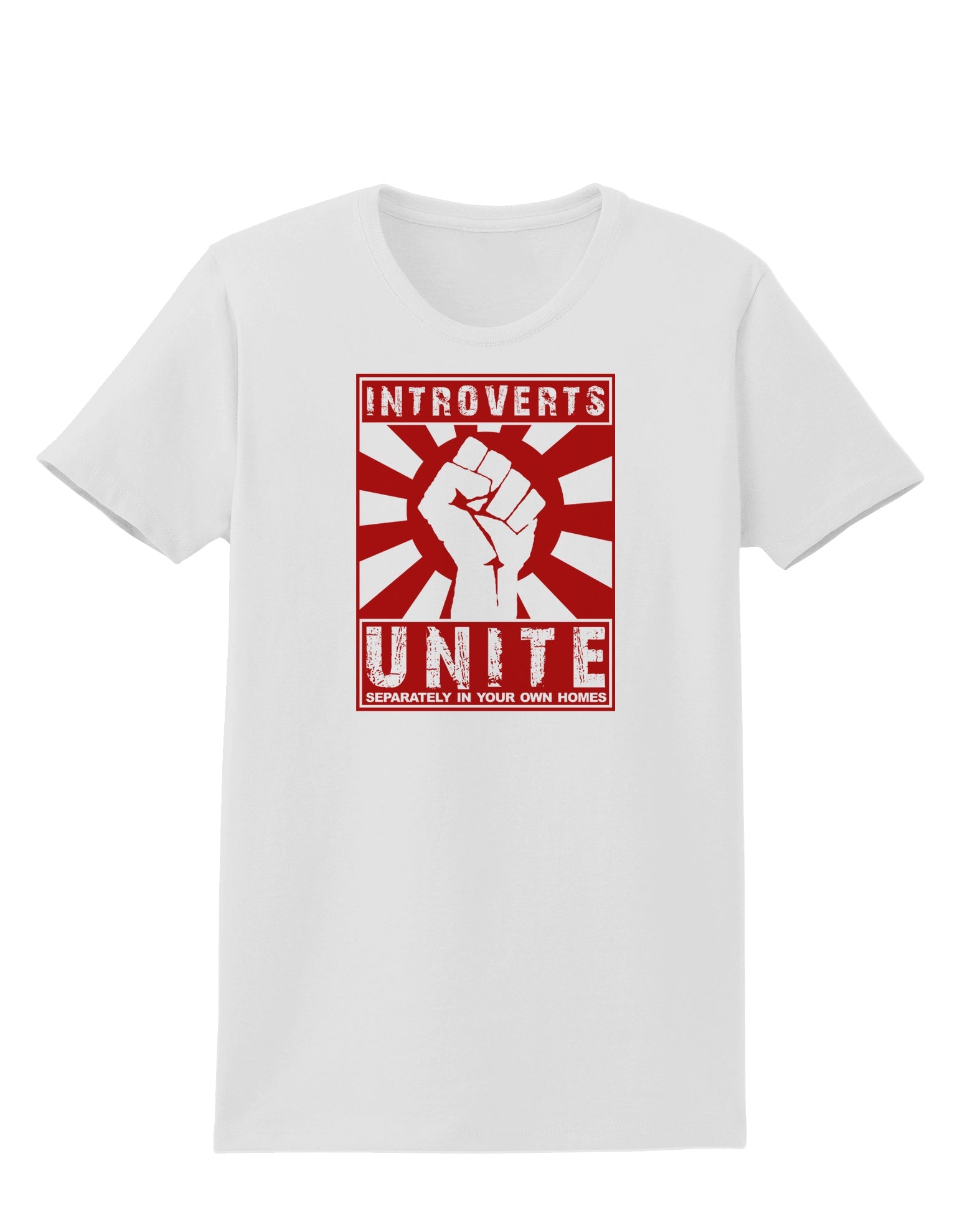 Introverts Unite Funny Womens T-Shirt by TooLoud-TooLoud-White-X-Small-Davson Sales