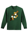 Inverted Bokeh Adult Long Sleeve Dark T-Shirt-TooLoud-Dark-Green-Small-Davson Sales