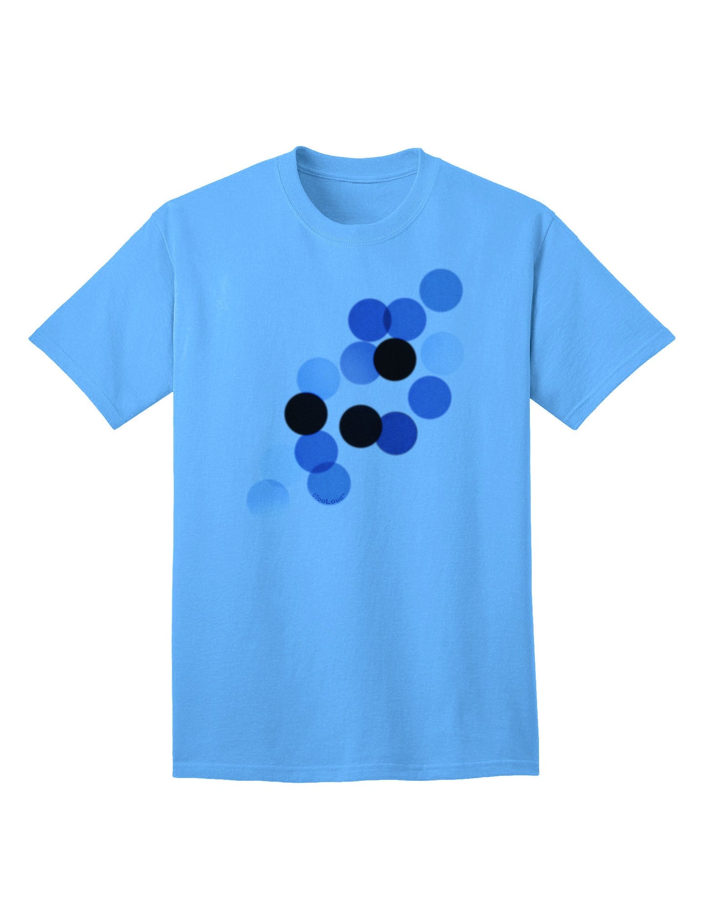 Inverted Bokeh Adult T-Shirt-Mens T-Shirt-TooLoud-Aquatic-Blue-Small-Davson Sales