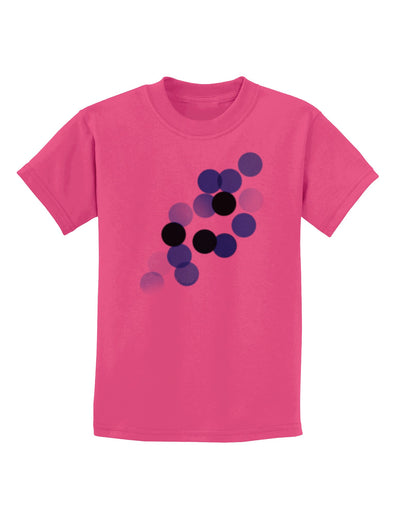 Inverted Bokeh Childrens T-Shirt-Childrens T-Shirt-TooLoud-Sangria-X-Small-Davson Sales