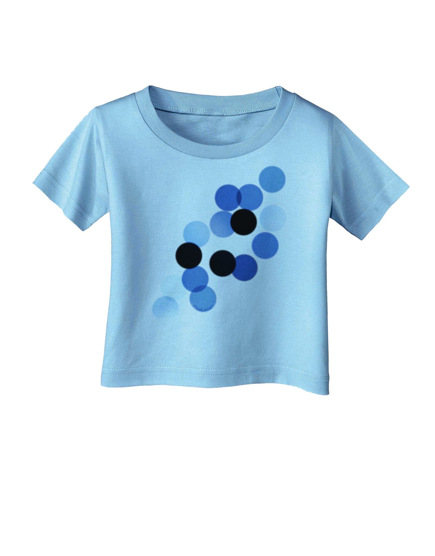 Inverted Bokeh Infant T-Shirt-Infant T-Shirt-TooLoud-Aquatic-Blue-06-Months-Davson Sales