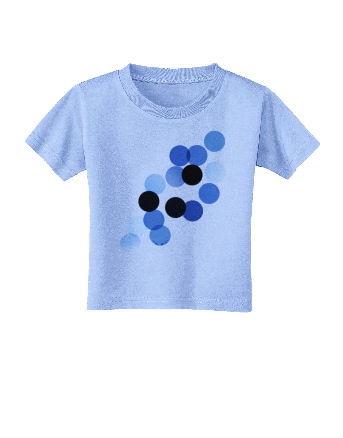 Inverted Bokeh Toddler T-Shirt-Toddler T-Shirt-TooLoud-Aquatic-Blue-2T-Davson Sales