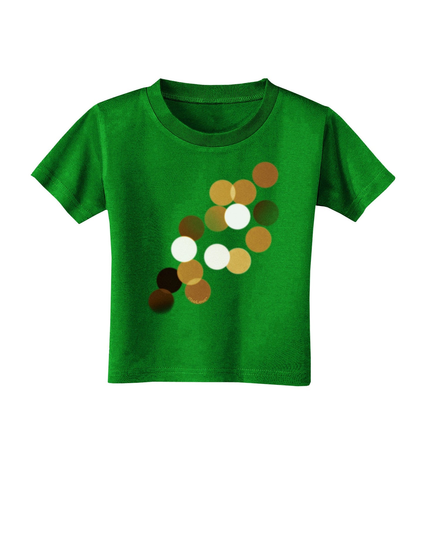 Inverted Bokeh Toddler T-Shirt Dark by-Toddler T-Shirt-TooLoud-Clover-Green-2T-Davson Sales