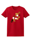 Inverted Bokeh Womens Dark T-Shirt-TooLoud-Red-X-Small-Davson Sales