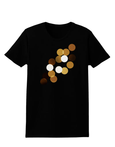 Inverted Bokeh Womens Dark T-Shirt-TooLoud-Black-X-Small-Davson Sales